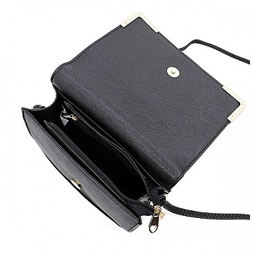 Obamas Magazine Cover Collage Flap Over Crossbody