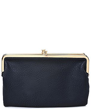 Urban Expressions Faux Leather Wallet Sandra Metal Hardware Complements Classic Style JP24931