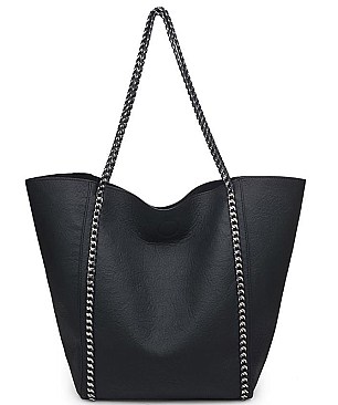 Urban Expression Fashionable Pebbled Vegan Leather JP25504