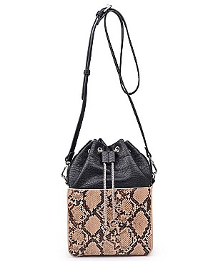 Fashionable Kenji Snakeskin Vegan Leather JP25958
