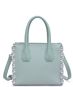Urban Expression Fashionable Parker Vegan Leather JP26218