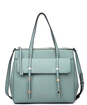 Urban Expression Fashionable Ambrose Pebbled Vegan Leather JP26230