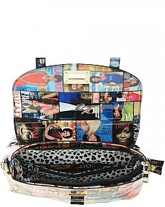 Michelle Obama Magazine Print Handbag JP28MP3620