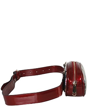 Obama Magazine Print - Fashion Faux Leather Magazine Fanny Pack JPOB7004