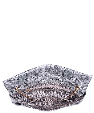 Urban Expression Women's Clutch Bag Messenger Shoulder Handbag Snake Skin Clutch Purse - Clutch E...