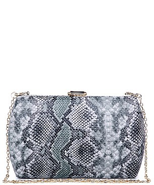 Fashionable Urban Expression Snake Skin Clutch JP26456