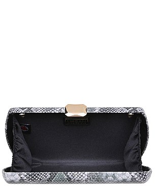 Fashionable Urban Expression Snake Skin Clutch JP26456