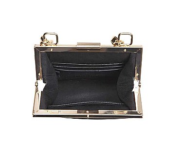 YVETTE FASHION FAUX LEATHER CROSSBODY BAG