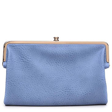 Urban Expressions Faux Leather Wallet Sandra Metal Hardware Complements Classic Style JP7287a