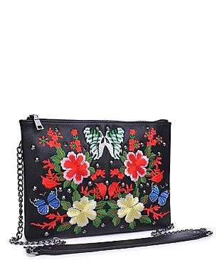 Urban Expressions Embroidered Floral Design Dianna JP40381