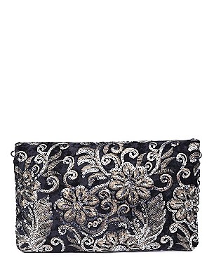 Urban Expression Rhapsody Clutch Embroidered Velvet JP41075