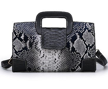 Handhold Animal Print Satchel & shoulder Bag