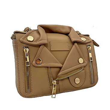 Moto Jacket Design Unique Chain Shoulder Bag