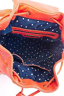 Triple 7 Street Level MODERN FASHION DRAWSTRING BACKPACK