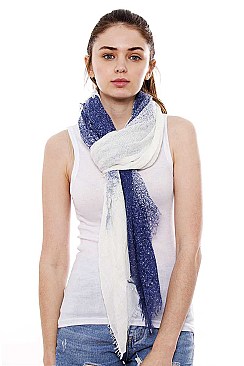 Two-Tone Long Scarf