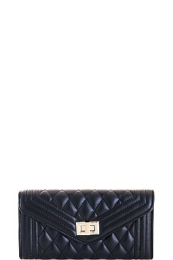 Chic Stitch Clutch with Chain