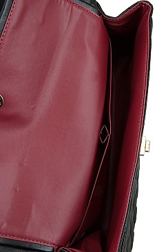 Quilted Large Size Shoulder Bag