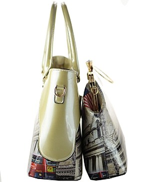 Obama Magazine Print - 2 In 1 Chic Famous People Magazine Print Tote Handbag Design JP6395