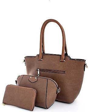 SATCHEL CROSSBODY AND WALLET SET