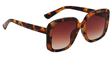 PACK OF 12 HAUTE COUTURE SQUARE CRYSTAL POLYMER FRAME SUNGLASSES