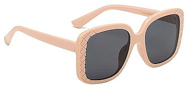 PACK OF 12 HAUTE COUTURE SQUARE CRYSTAL POLYMER FRAME SUNGLASSES