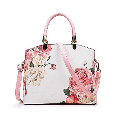 Aztec Flower Design Satchel - Tote Bag
