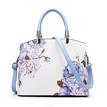 Aztec Flower Design Satchel - Tote Bag