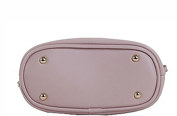 Trendy Hoop Accented Crossbody Bag