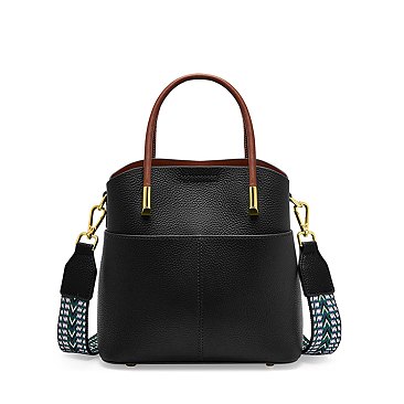 Fashion Tote Bag with Guitar Strap