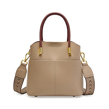 Fashion Tote Bag with Guitar Strap