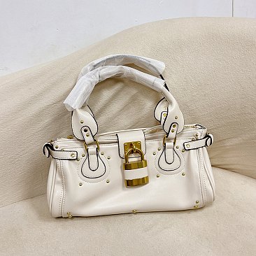 Fashion Retro Lock and Key Shoulder Bag