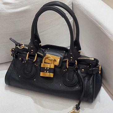 Fashion Retro Lock and Key Shoulder Bag