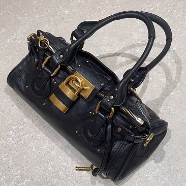 Fashion Retro Lock and Key Shoulder Bag