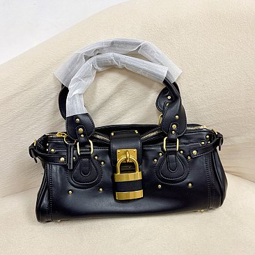 Fashion Retro Lock and Key Shoulder Bag