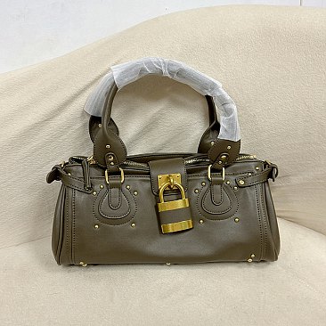 Fashion Retro Lock and Key Shoulder Bag