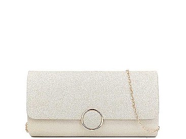 FASHION SILKY PARTY CLUTCH WITH CHAIN