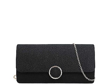 FASHION SILKY PARTY CLUTCH WITH CHAIN