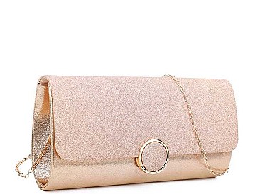 FASHION SILKY PARTY CLUTCH WITH CHAIN