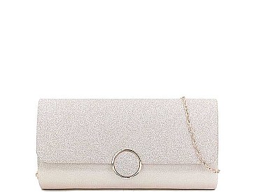 FASHION SILKY PARTY CLUTCH WITH CHAIN