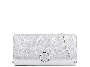 FASHION SILKY PARTY CLUTCH WITH CHAIN