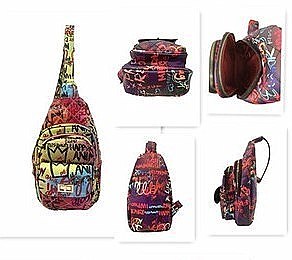 Trendy Graffiti Sling Bag