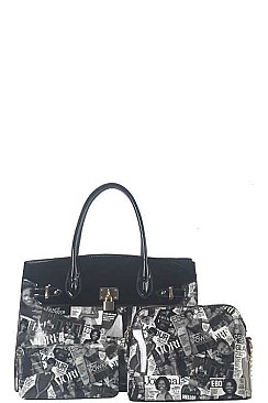 3 IN 1 MICHELLE OBAMA HAND BAG SET