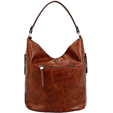 2-Way Side Zipper Pocket Hobo