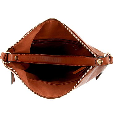 2-Way Side Zipper Pocket Hobo