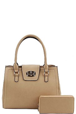 2IN1 MODERN CLASSY SATCHEL WITH MATCHING WALLET