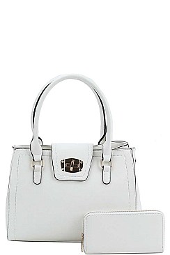 2IN1 MODERN CLASSY SATCHEL WITH MATCHING WALLET