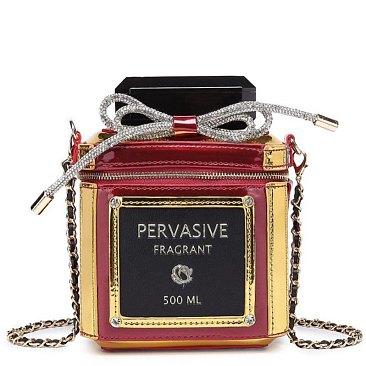 Plexiglass Perfume Bottle Purse