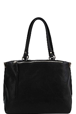 STYLISH PU LEATHER SATCHEL WITH LONG STRAP JYBAD-0003