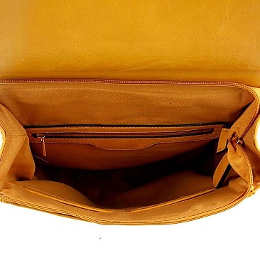 2 WAY BRAIDED FLAP BACKPACK