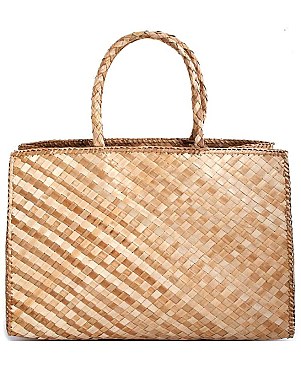 3IN1 NATURAL FIBER WOVEN TRENDY TOTE SET